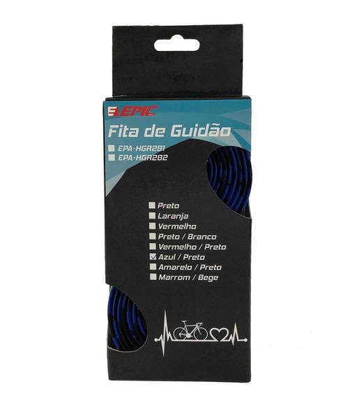 Imagem de Fita De Guidão Eva Azul/preto Epic