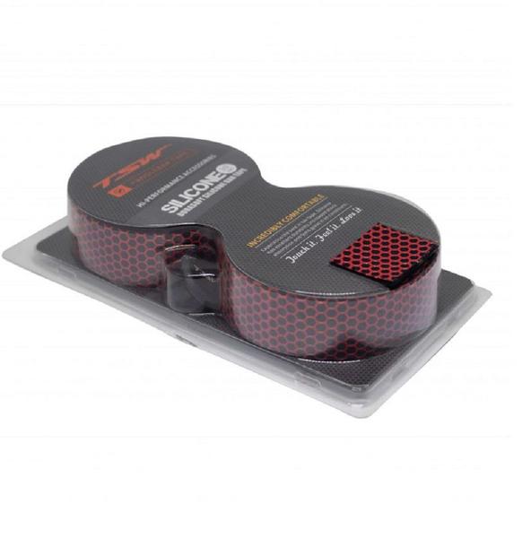 Fita De Guidão Para Bicicleta Mtb Vermelha Silicone Gel TSW Imagem de Fita De Guidão Para Bicicleta Mtb Vermelha Silicone Gel TSW