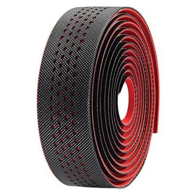 Imagem de Fita de guidão Velo VLT-3079 em PU com gel preto e vermelho