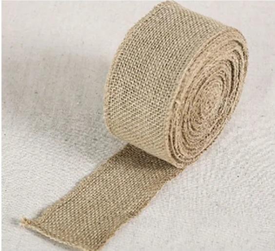 Fita de Juta Cru 4cm - Decoração e embrulhos - Lns Imagem de Fita de Juta Cru 4cm - Decoração e embrulhos