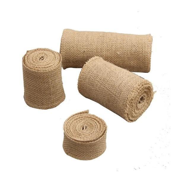 Fita de Juta Cru 4cm - Decoração e embrulhos - Lns Imagem de Fita de Juta Cru 4cm - Decoração e embrulhos