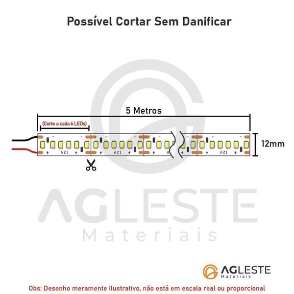 Imagem de Fita De Led 240D Branco Frio Ip20 5 Metros - Aaatop