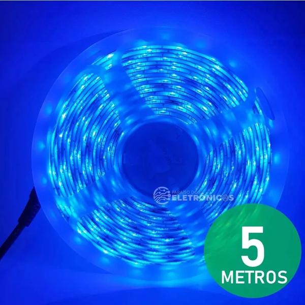 Imagem de Fita De LED 3528 8W siliconada e adesivada com fita dupla face Decoração TB5021