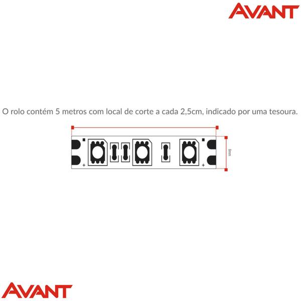 Imagem de Fita de Led 5m Deluxe Uso Interno sem Driver Cor Neutra Aconchego Avant