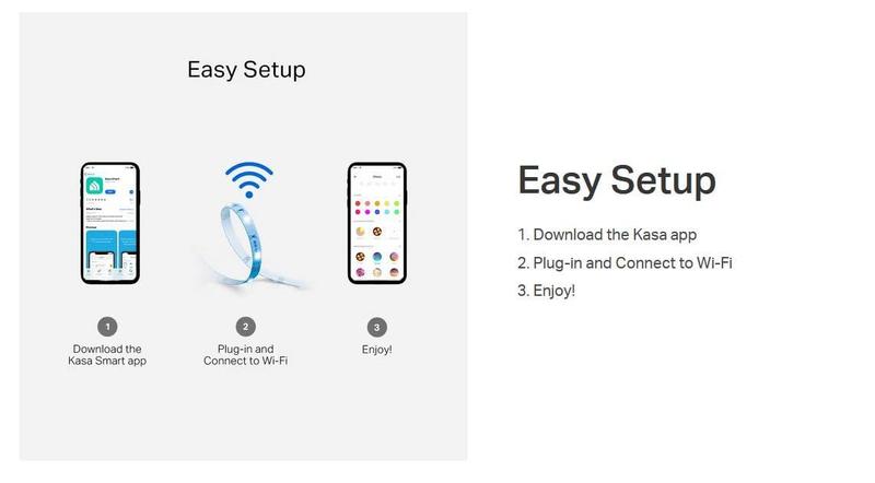 Imagem de Fita de LED Inteligente com Wi-Fi e Alexa, 16,4ft/5m, 16 Milhões de Cores, Luminosidade Alta