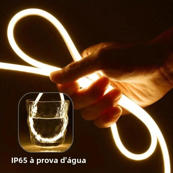 Imagem de Fita de LED Neon com Sensor de Movimento e Dimmer - 1 a 5m - À Prova D'Água