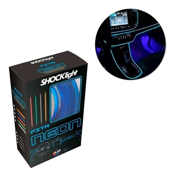 Imagem de Fita De Led Neon Shocklight Painel Interior Carro 3 Metros