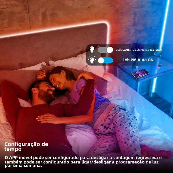 Imagem de Fita de LED Neon Smart WiFi Flexível - 120 LEDs/m - Compatível com Alexa e Google