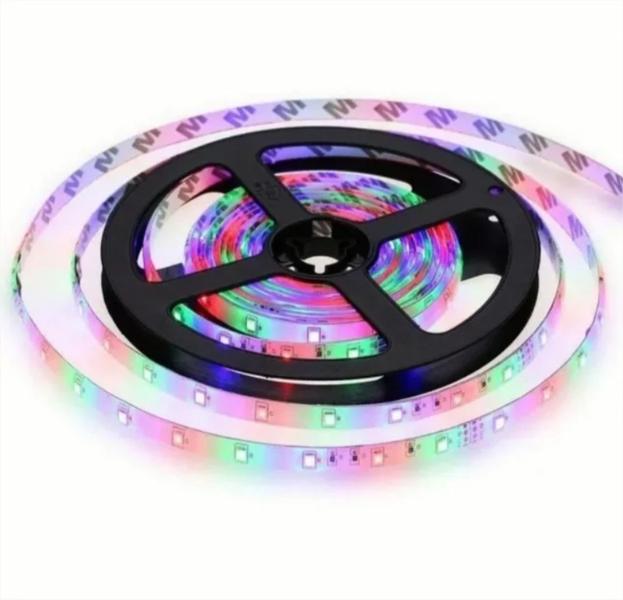 Imagem de Fita De Led Rgb 10m Decorativa Com Controle Remoto Plug Play