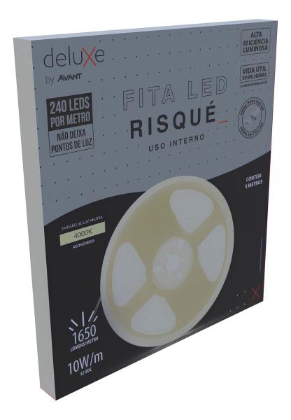 Imagem de Fita De Led Risqué 10wm Luz Neutra 4000k 5m 12v Avant