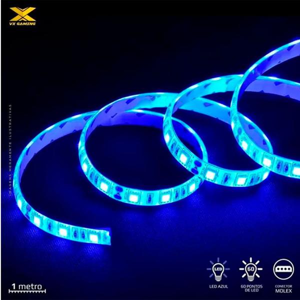 Imagem de Fita de LED Vinik VX Gaming, LED Azul, 1m - LAM1 (31393)