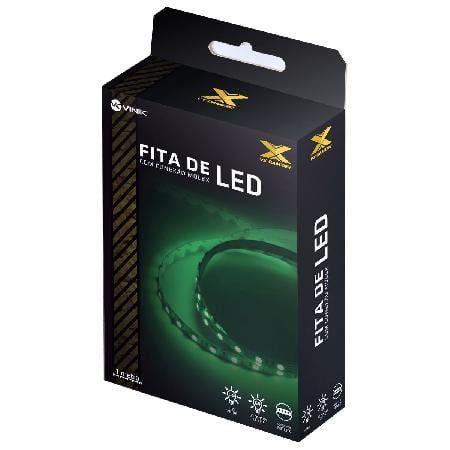 Imagem de Fita De Led Vx Gaming Verde Com Conexão Molex 60 Pontos De Led 1 Metro - Ldm1