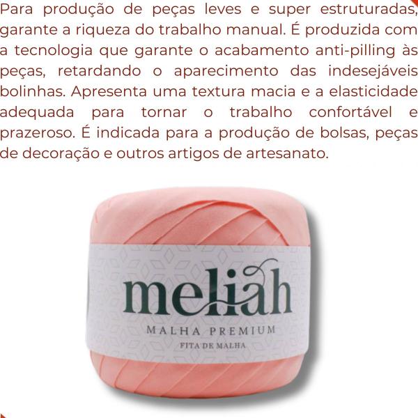 Imagem de Fita de malha premium meliah em poliester com 80 metros