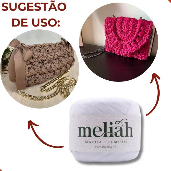 Imagem de Fita de malha premium meliah em poliester com 80 metros