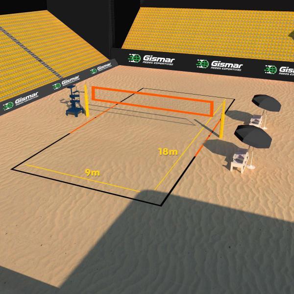 Imagem de Fita de Marcação Multisport PRO 5cm - Gismar Redes