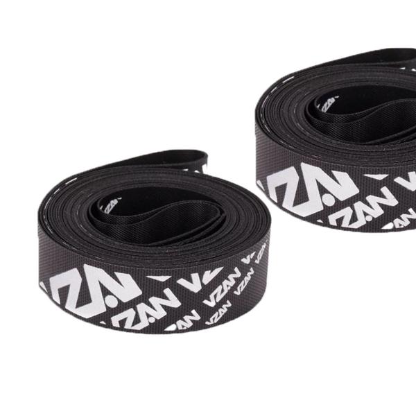 Imagem de Fita De Proteção Bike Aro 26 2 Unidades 18x559mm Preto Nylon Vzan