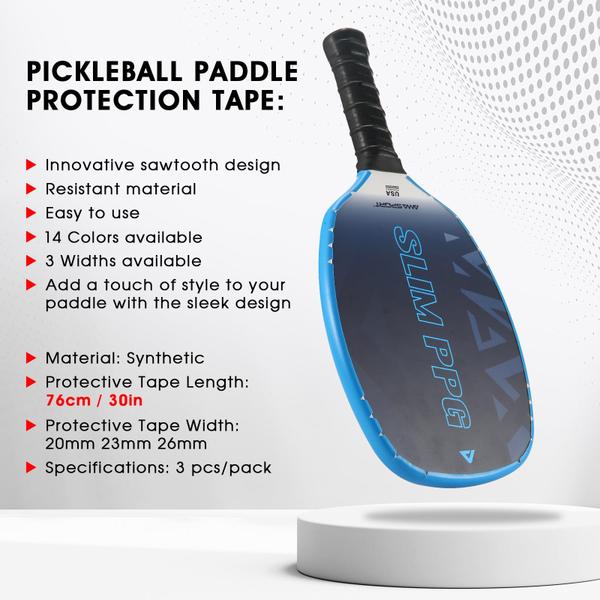 Imagem de Fita de proteção de remo Pickleball PICKLETECH Pizzazz Blue