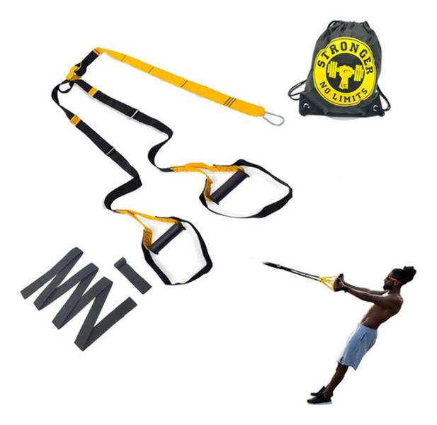 Imagem de Fita De Suspensão - Kit Para Treino Funcional Completo TRX