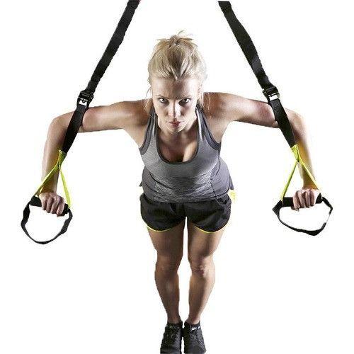 Imagem de Fita de Treinamento TRX Suspenso Saude Cross Training Treino Escada de Agilidade Reabilitação Yoga Fisioterapia Funcional Exercícios