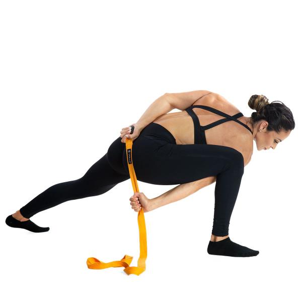 Imagem de Fita de Yoga Flexibilidade Muscular Treinamento Pilates Vollo