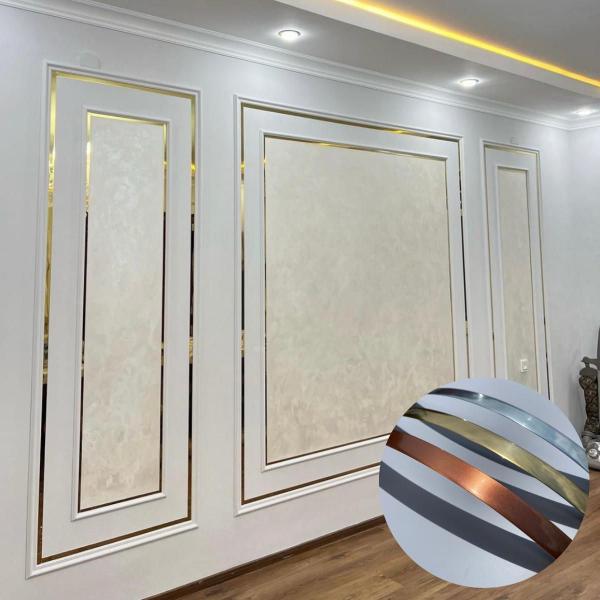 Imagem de Fita Decorativa Decorativa P/Parede Painel Ripado 3D 5 Metro