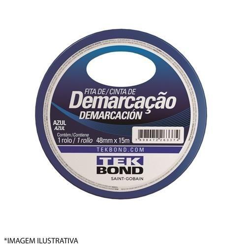 Imagem de Fita Demarcacao 48mmx15m Azul Tekbond