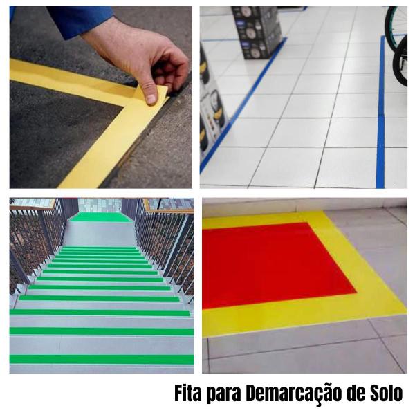 Imagem de Fita Demarcação De Solo 25 Metros - Várias Cores