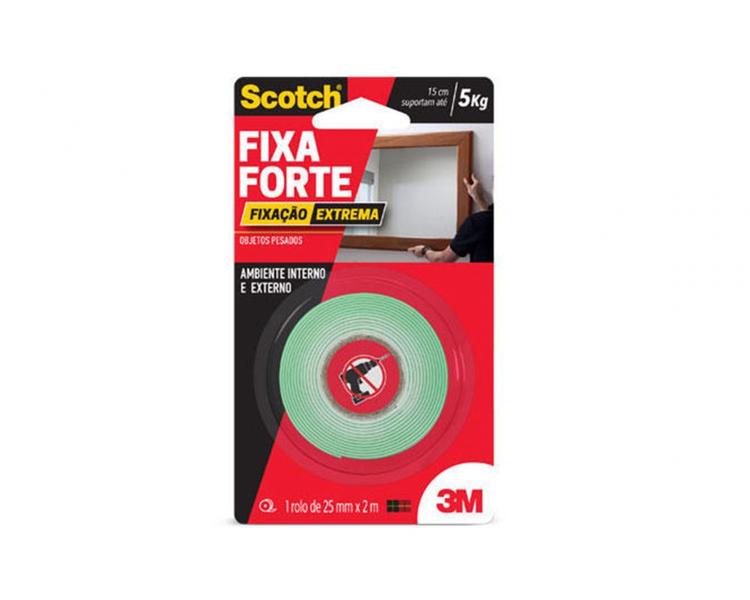 Imagem de Fita Dupla Face 3M Fixa Forte Extreme 24Mmx2M