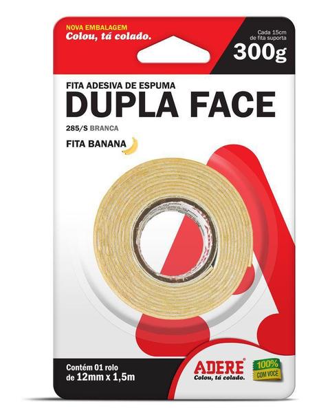 Imagem de Fita Dupla Face De Espuma 12Mm X 1,5M 285S Adere