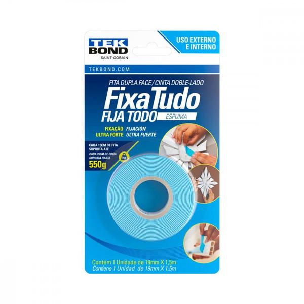 Imagem de Fita Dupla Face Esp.Tek Bond 19X1,5M