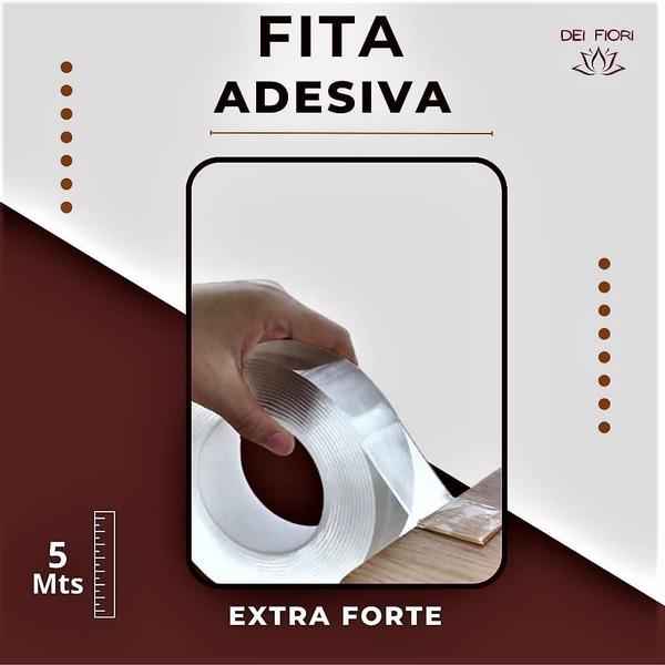 Imagem de Fita Dupla Face Extra Forte Transparente 18mm X 5m Fixação