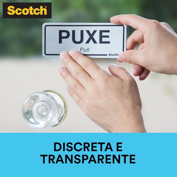 Imagem de Fita Dupla Face Scotch Fixa Forte Transparente 12mm x 2 Metros - HB004419873 - 3M