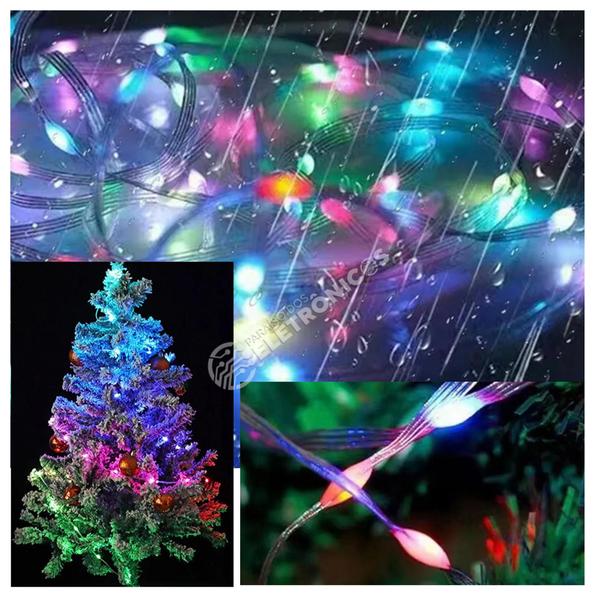 Fita Efeito RGBW Multicolorido 100 LED + Controle App Luz Forte Alto Brilho TB5082 - Luck Imagem de Fita Efeito RGBW Multicolorido 100 LED + Controle App Luz Forte Alto Brilho TB5082
