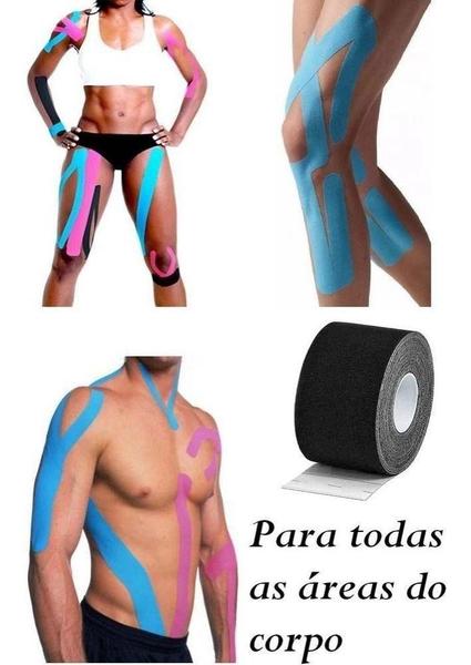 Imagem de Fita Elástica Adesiva Sports Kinesio Tape Bandagem Multilaser - Cores