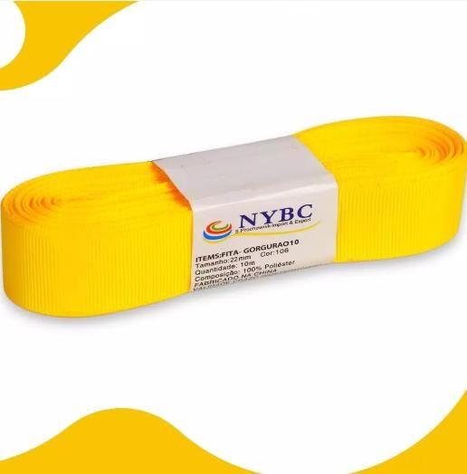 Fita Gorgurão Artesanato Laço 30m 22mm Cores Variadas Nybc Imagem de Fita Gorgurão Artesanato Laço 30m 22mm Cores Variadas Nybc