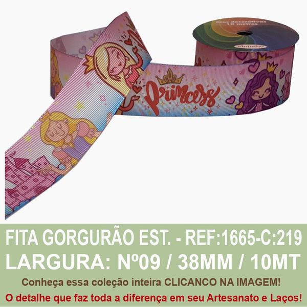 Fita gorgurão estampado princes cor: 219 - ref: 1665/38/219 - sinimbu Imagem de Fita gorgurão estampado princes cor: 219 - ref: 1665/38/219 - sinimbu