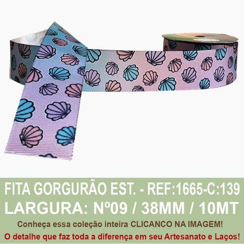 Imagem de Fita Gorgurão Estampado Sinimbu R:1665/38-C139-Concha