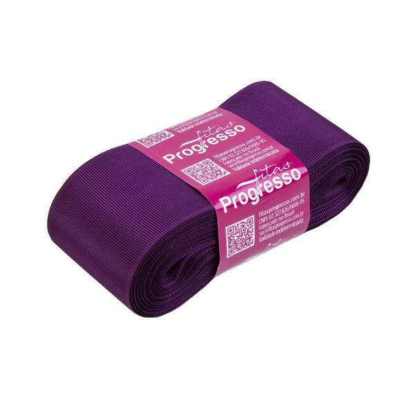 Imagem de Fita Gorgurão Progresso 38mm nº9 - 10m Cor 675 Violeta - 01 unidade