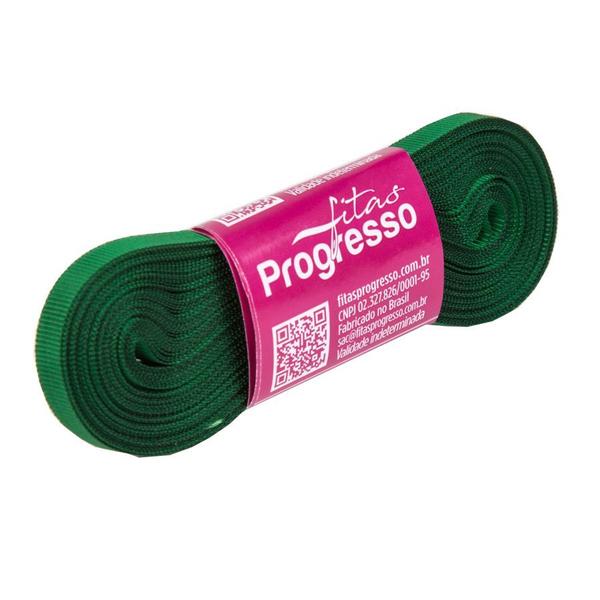 Imagem de Fita Gorgurão Progresso 7mm nº1 - 10m Cor 217 Verde Bandeira - 01 unidade