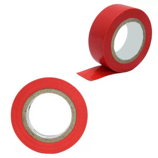 Imagem de Fita Isolante 10m 0,13x19mm Vermelho TRAMONTINA