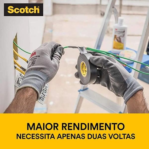 Imagem de Fita Isolante 33+ 19x20m Profissional Scotch 3m 24 Rolos