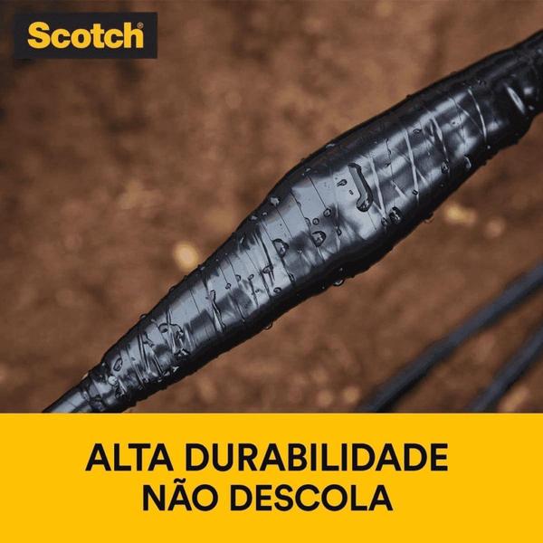 Imagem de Fita Isolante 3m 33+ Scotch 19mm x 20 Metros Suporta 105