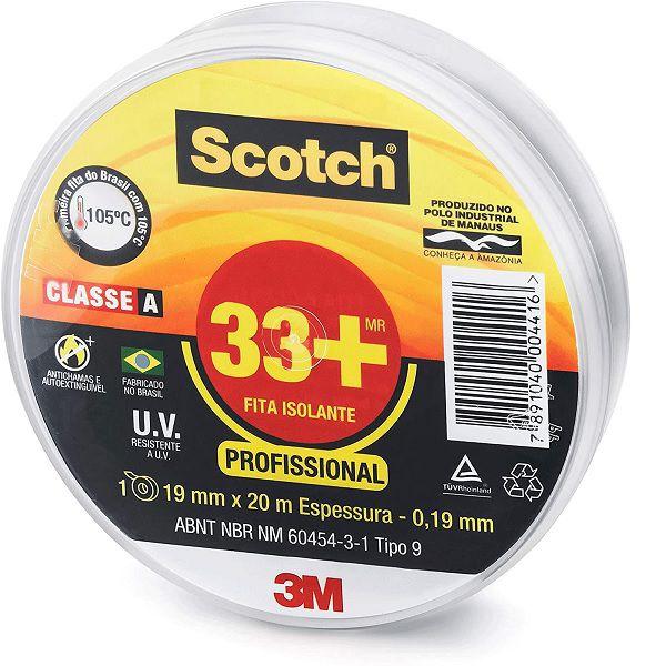 Imagem de Fita Isolante 3M SCOTCH 35+ 19MM X 20M Vermelha