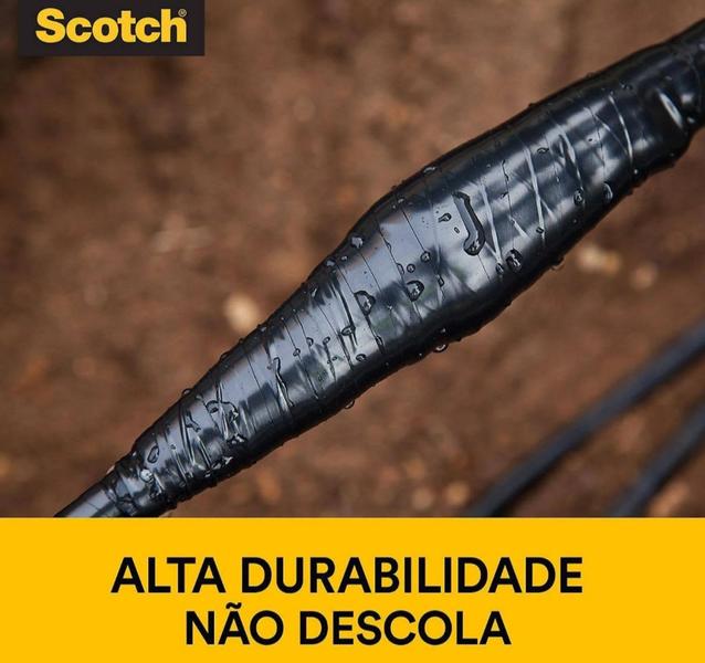 Imagem de Fita isolante anti-chama preto 3m scotch 33+ 19mmx 10m