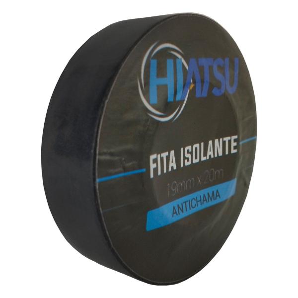 Imagem de Fita Isolante Antichama 0,13mm x 19mm x 20m cor preta Hiatsu