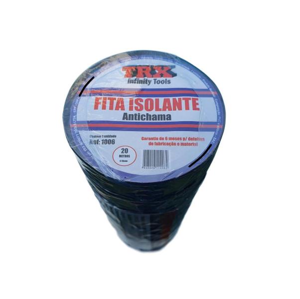 Imagem de Fita Isolante Atacado Antichama 20m X 19mm Caixa 200 Rolos