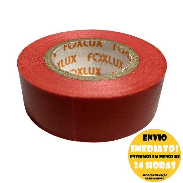 Imagem de Fita Isolante Colorida Foxlux Pvc Antichama 19mm X 10 Metros