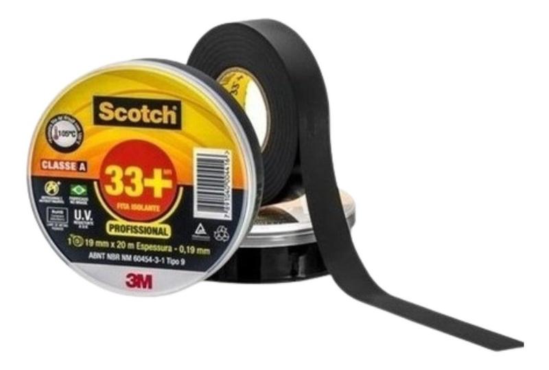 Imagem de Fita Isolante Fio Scotch 3m 33+19mm X 20m