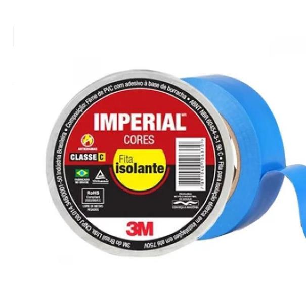 Imagem de Fita Isolante Imperial Branca 18mmx10m - 3M (HB004298004)