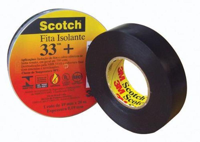 Imagem de Fita isolante scotch 33 19mm x 20m-3m-33 - 3m